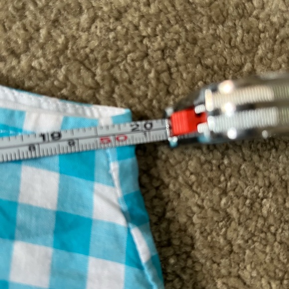 Brand new JCREW sleeveless blouse. Blue gingham - Picture 6 of 6